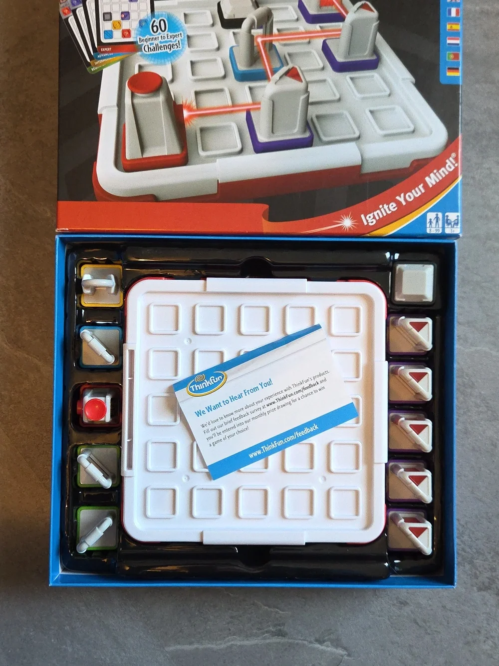 Think Fun Laser Maze (Class 1) Brain Game and STEM Toy for Age 8+